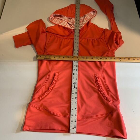 Rei Jacket Womens XS Extra Small Watermelon Full Zip Pockets Hoodie Lightweight - Picture 7 of 11